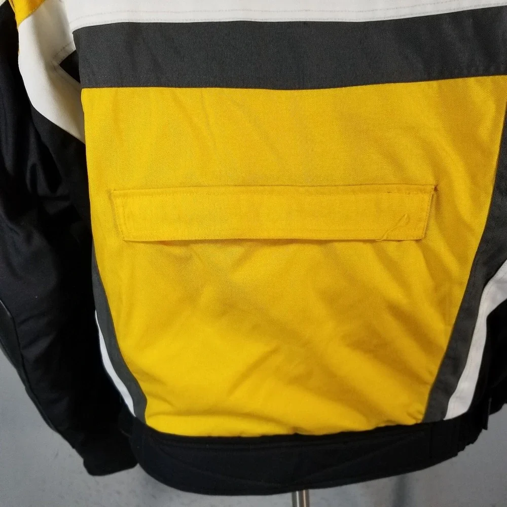 Zero-60 Flash Yellow/Black Textile/Leather Motorcycle Jacket Men's Sizes MD - XL
